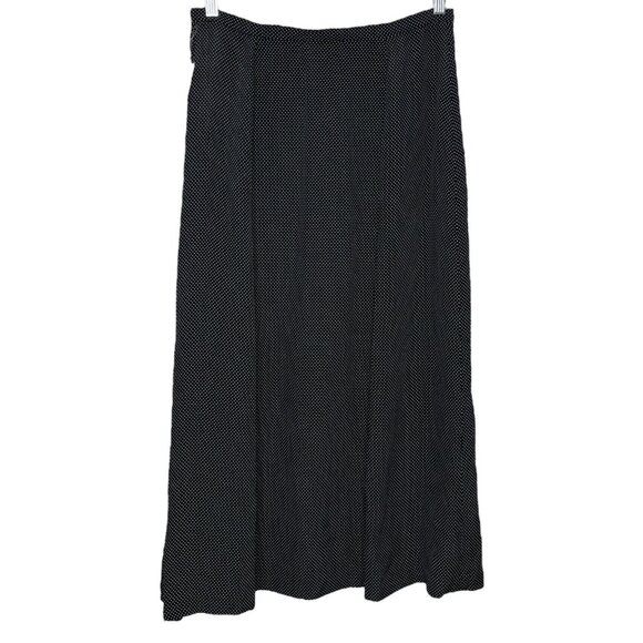 Vintage Womens JH Collectibles Skirt Size 14 Polka Dots Side Slit Runs Small - Picture 6 of 7
